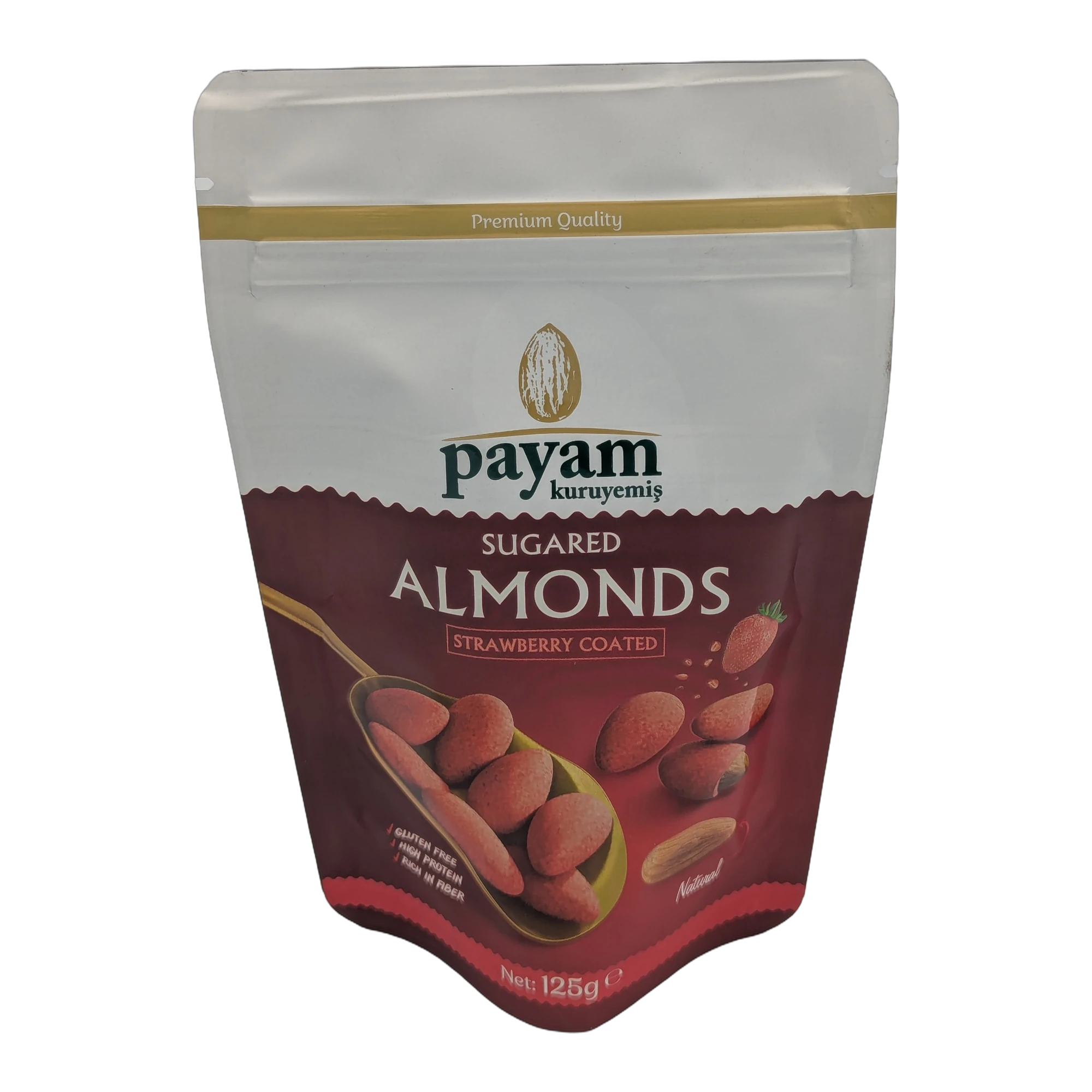 Migdale Glazurate cu Aromă de Căpșuni Payam