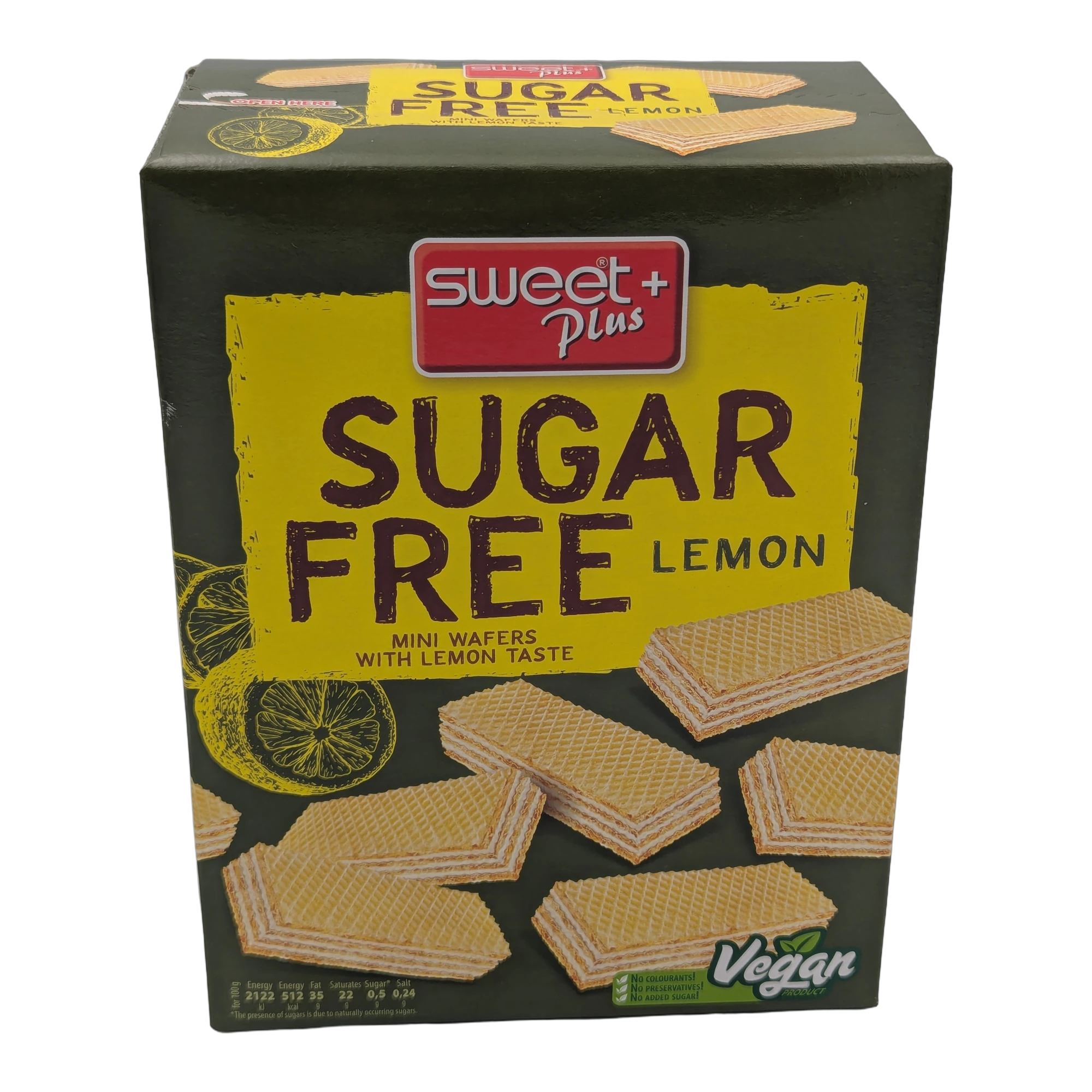 Sweet Plus Sugar-Free Mini Lemon Wafers
