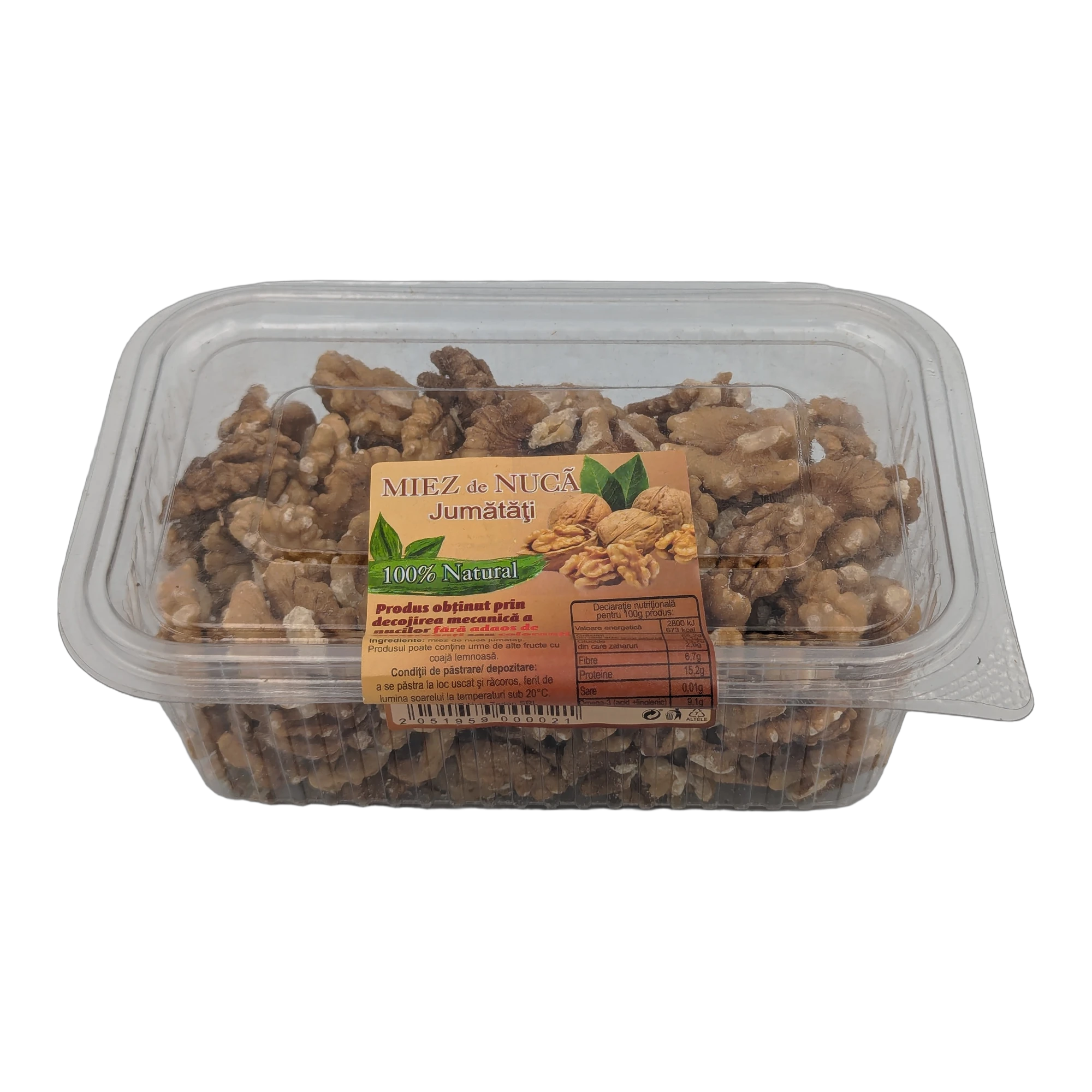 Miez de nucă jumătăți