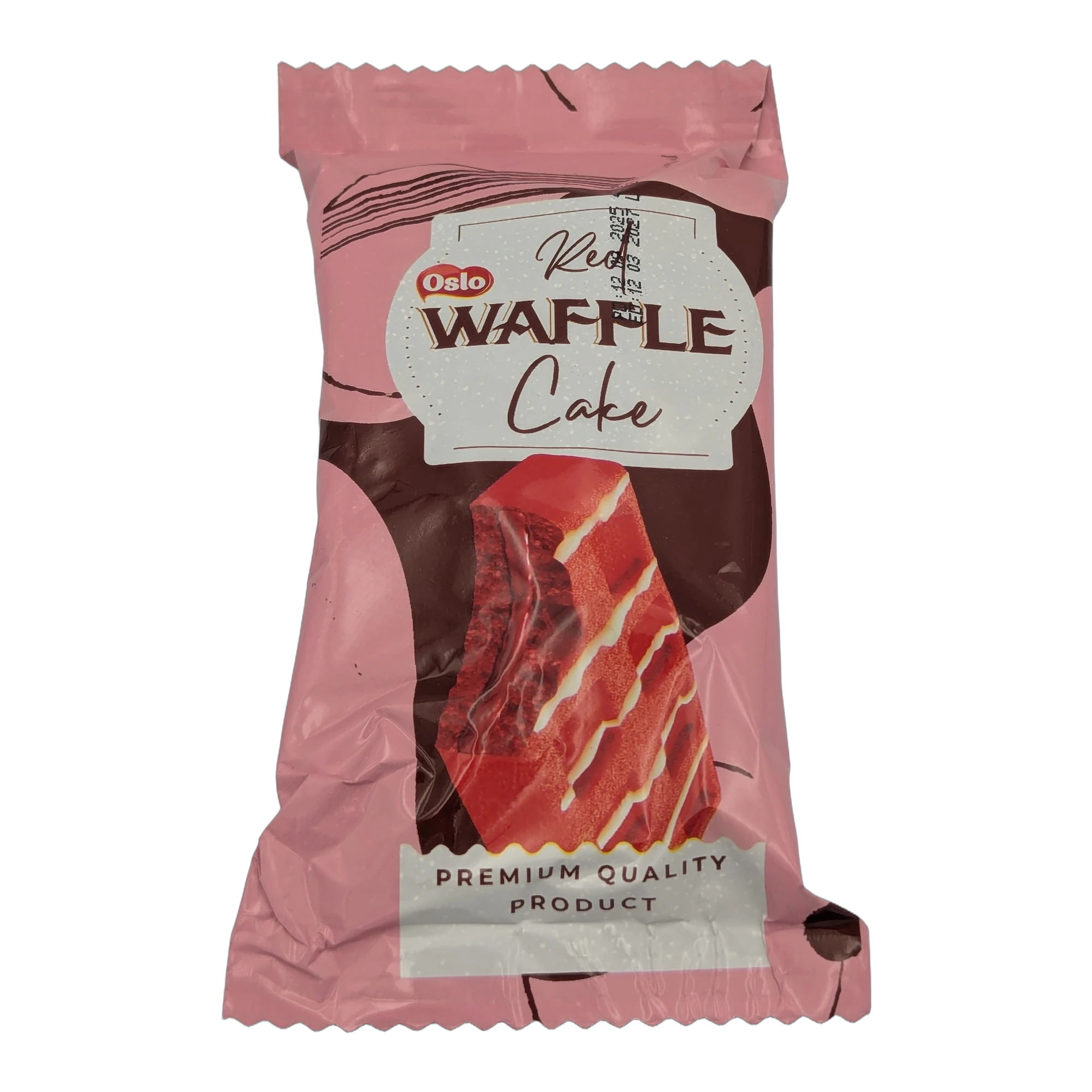 Prăjitură vafă roșie