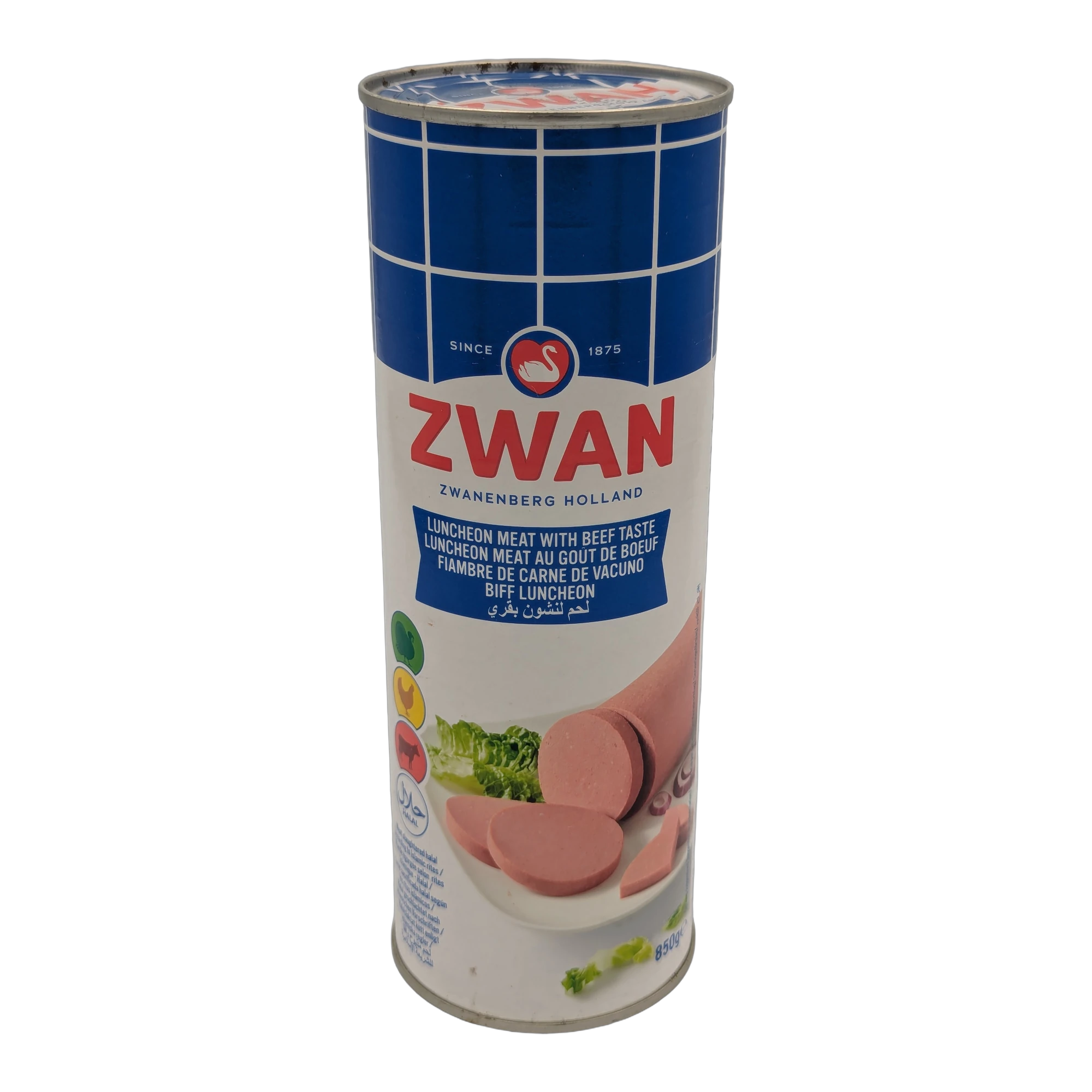 لحم لانشون بنكهة اللحم البقري