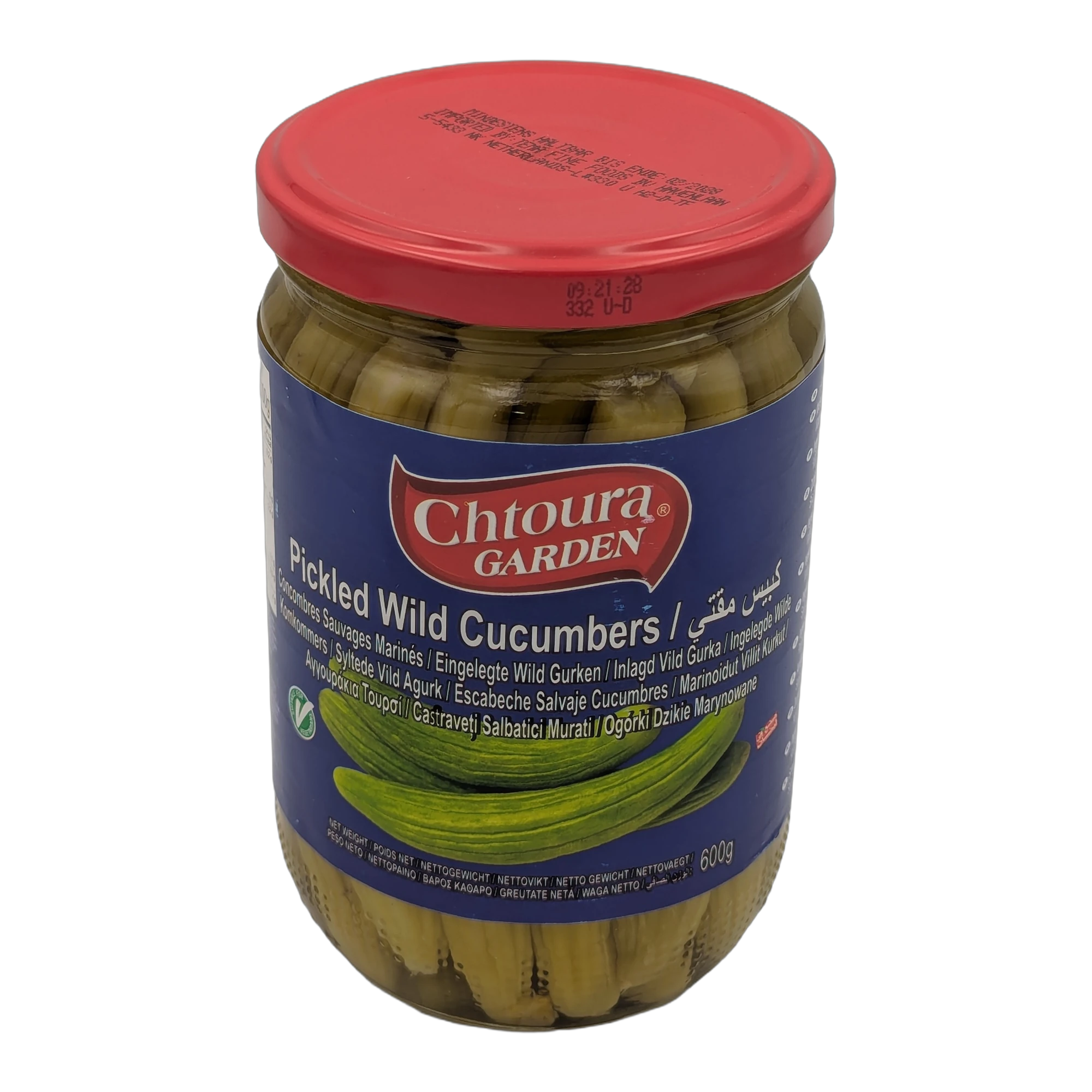 Pickled Wild Cucumbers 600g Chtoura Garden