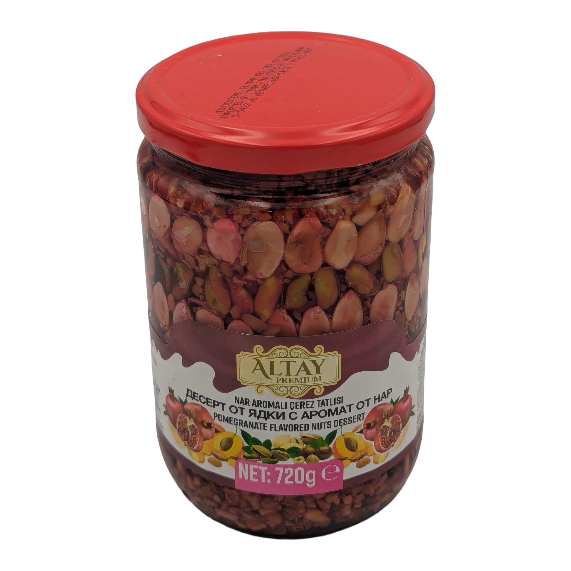 Pomegranate Flavored Nut Dessert