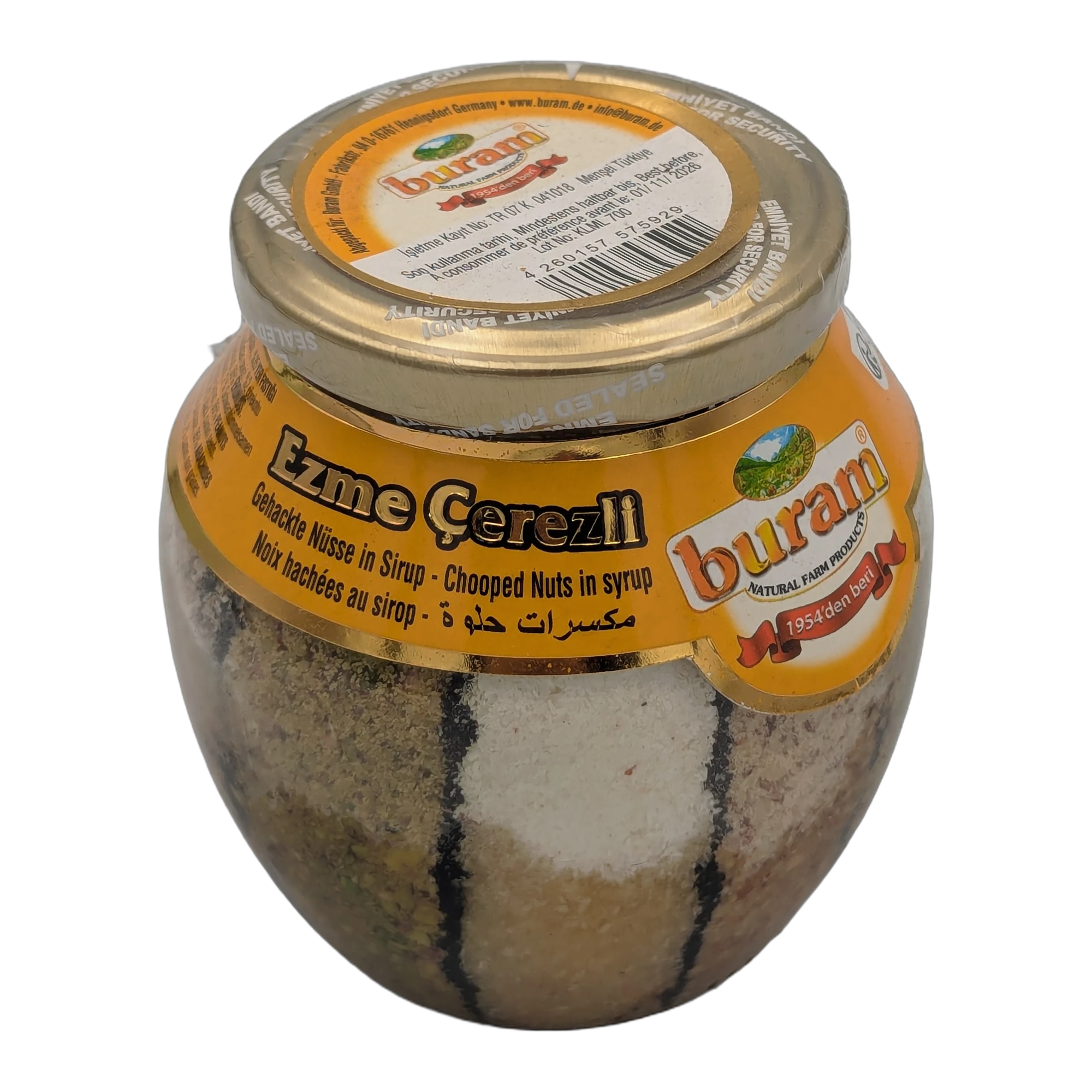 Chopped Nuts in Syrup