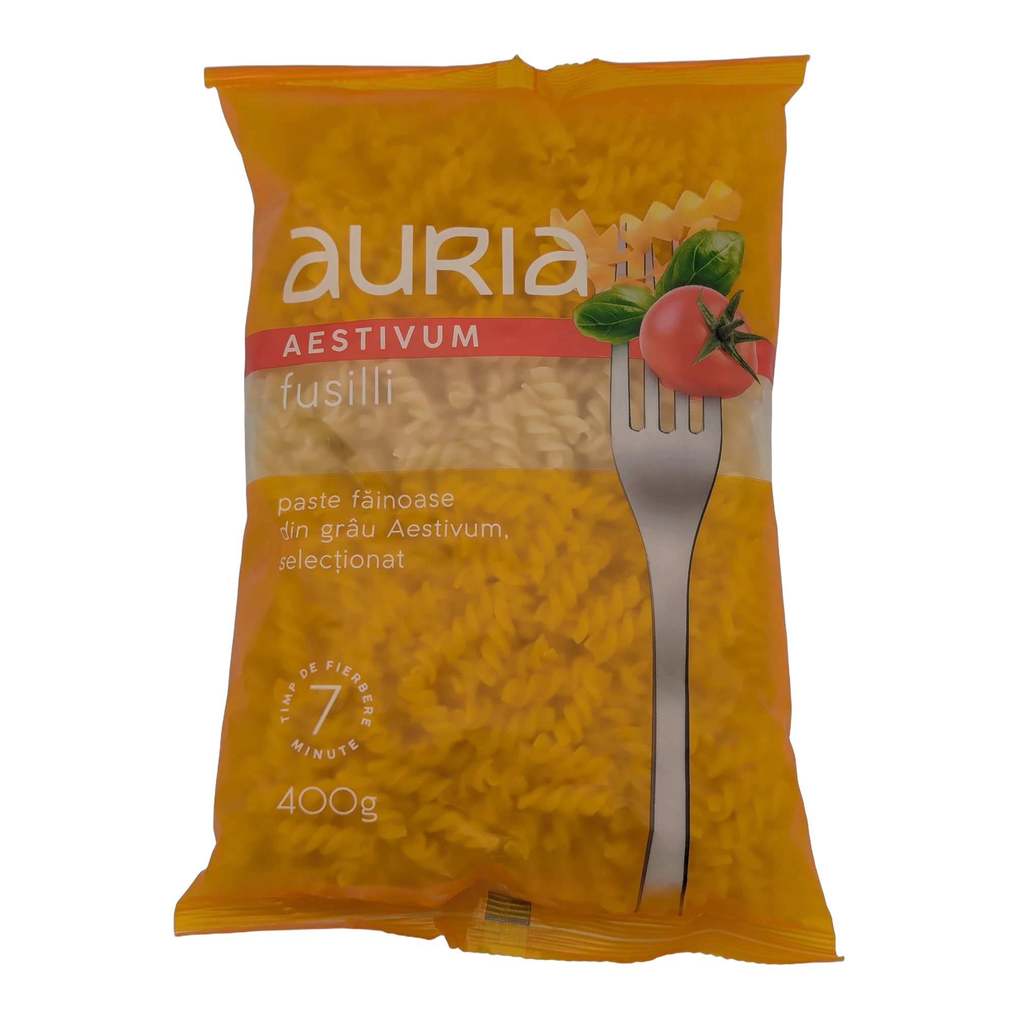 Paste făinoase din grâu Aestivum, fusilli
