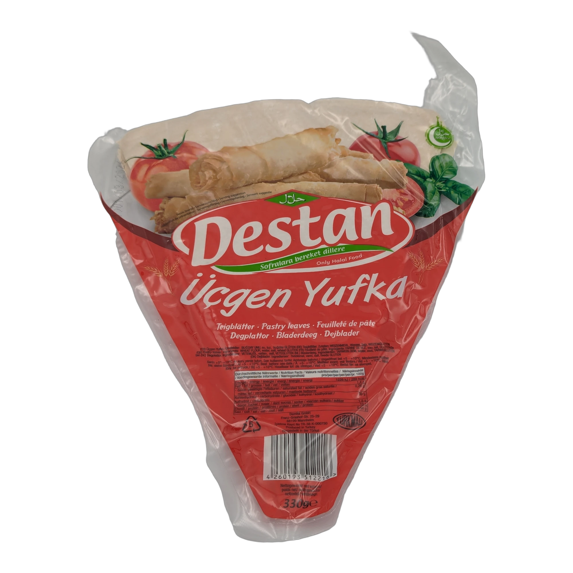 Destan Foi de Plăcintă Triunghiulare