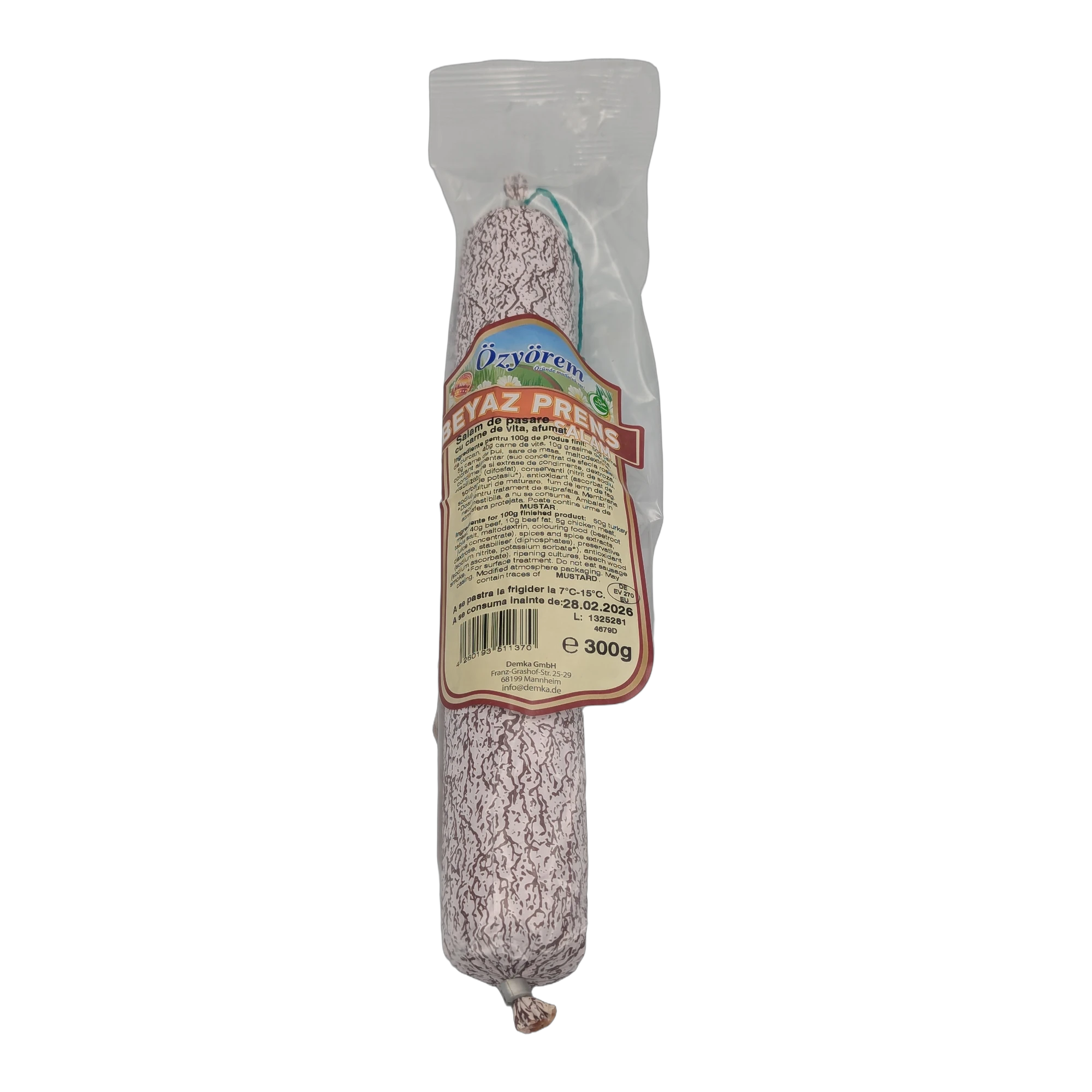 Smoked Poultry & Beef Salami