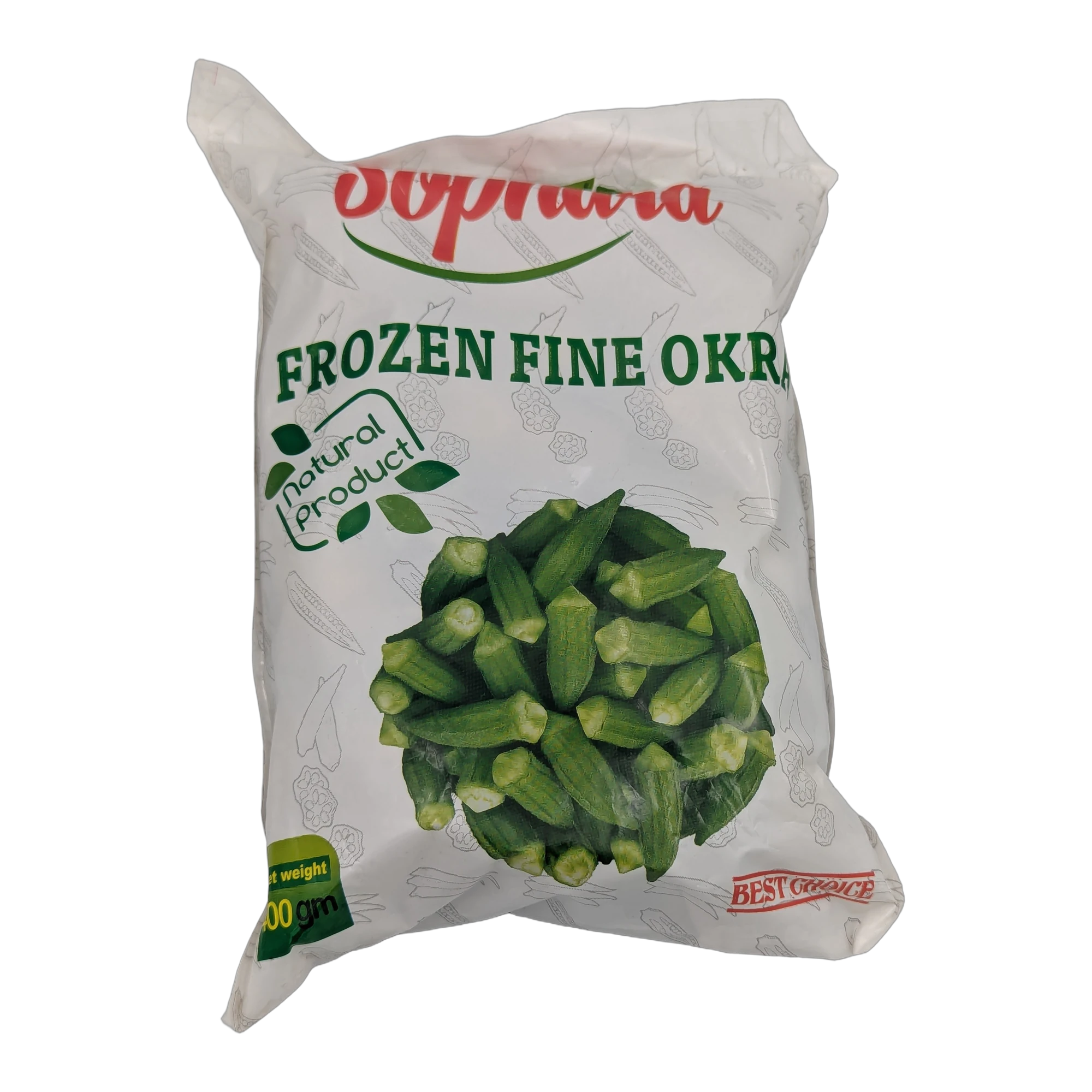 Bamie fină congelată